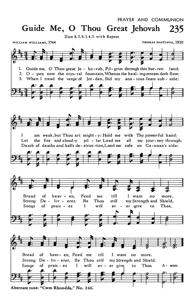 The Hymnal of The Evangelical United Brethren Church page 227