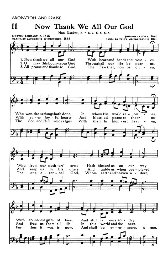 The Hymnal of The Evangelical United Brethren Church page 30