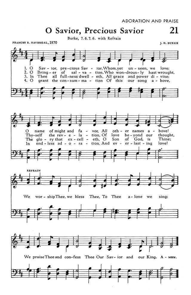 The Hymnal of The Evangelical United Brethren Church page 39