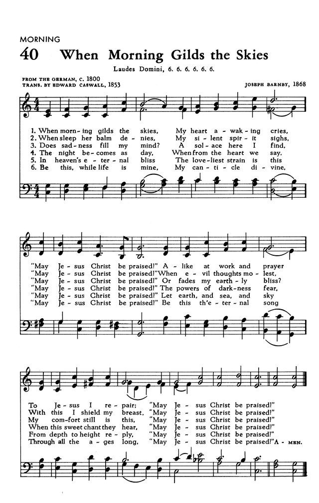 The Hymnal of The Evangelical United Brethren Church page 56