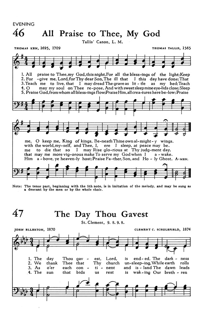 The Hymnal of The Evangelical United Brethren Church page 62