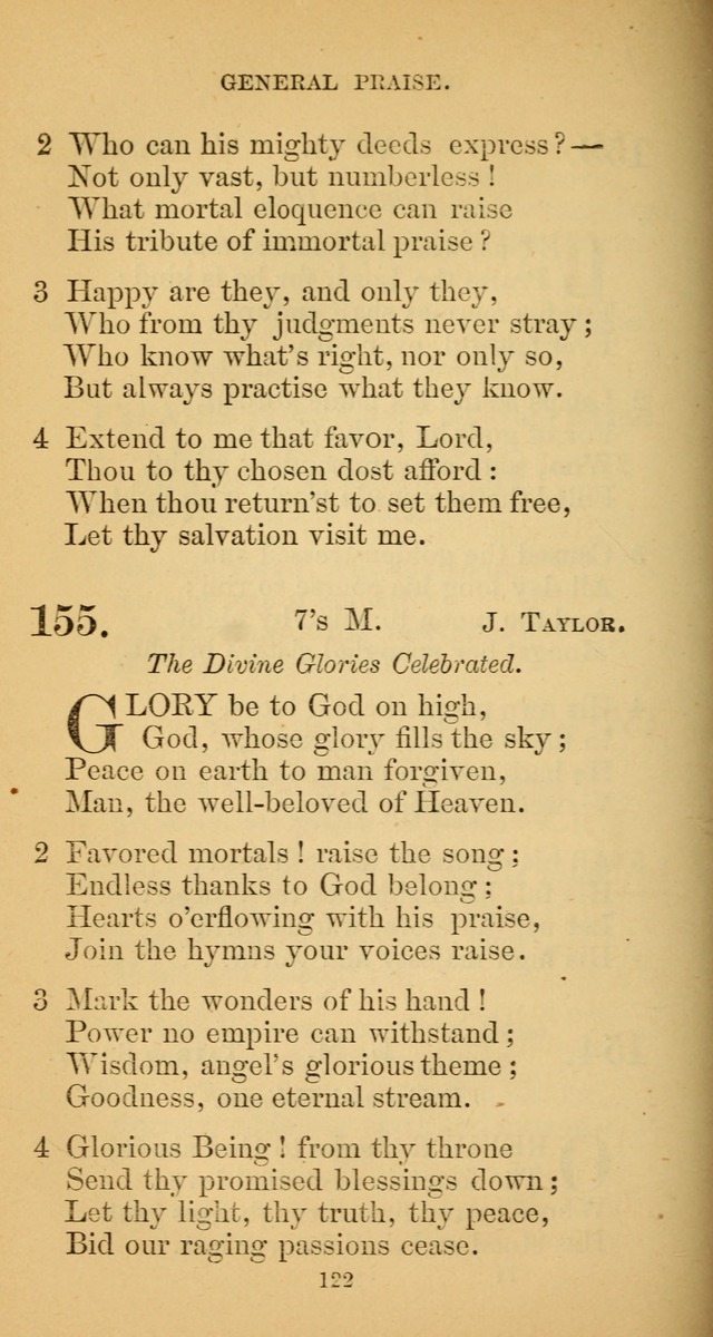 Hymns for Christian Devotion: especially adapted to the Universalist denomination. (New ed.) page 122