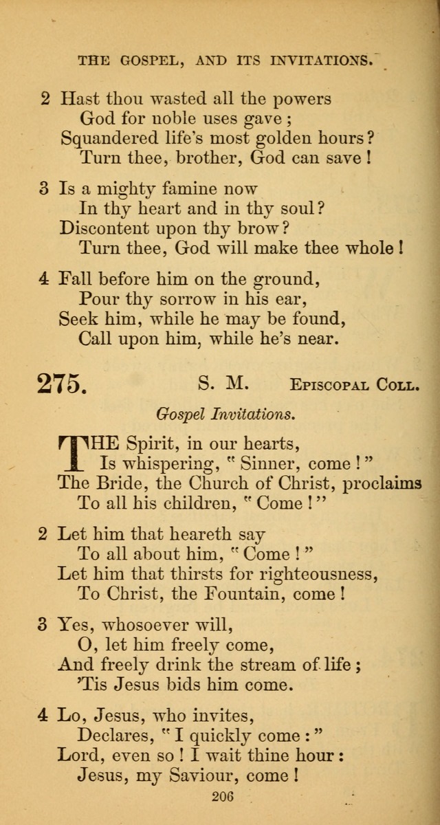 Hymns for Christian Devotion: especially adapted to the Universalist denomination. (New ed.) page 206