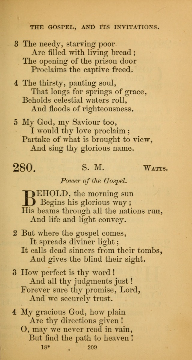 Hymns for Christian Devotion: especially adapted to the Universalist denomination. (New ed.) page 209