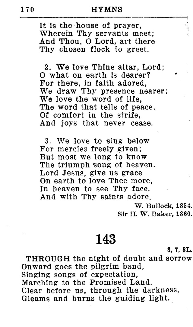 Hymnal for Church and Home (2nd ed.) page 170