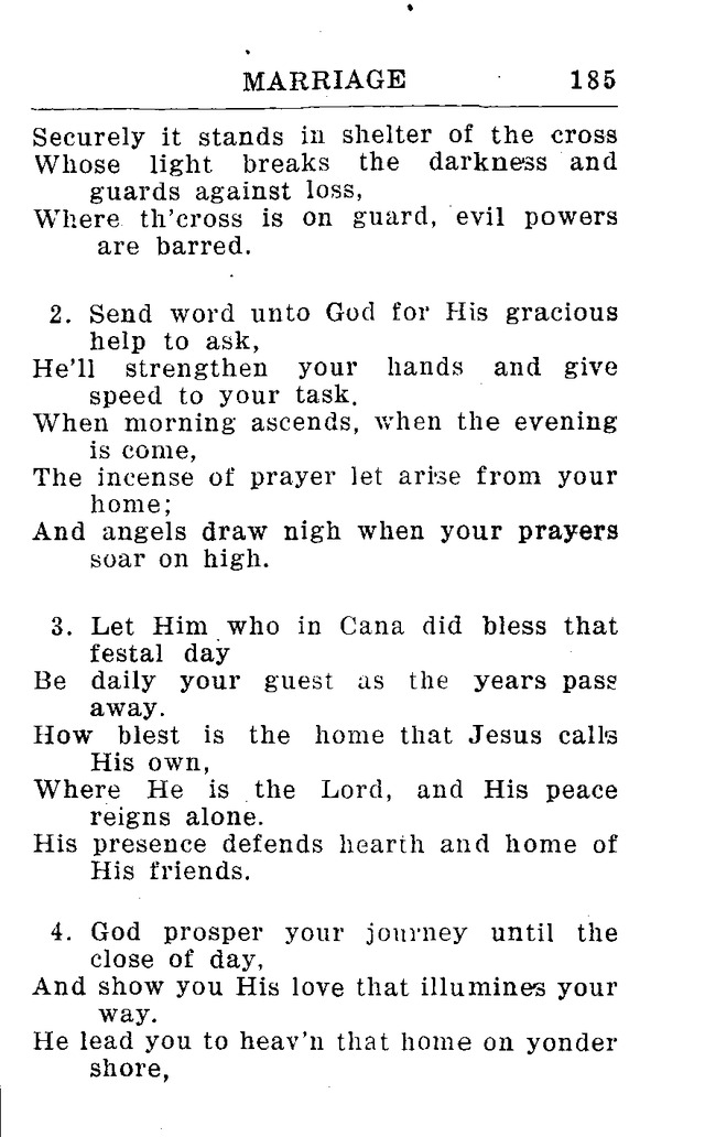 Hymnal for Church and Home (2nd ed.) page 185