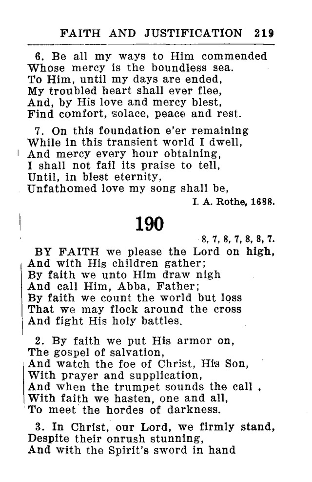 Hymnal for Church and Home (2nd ed.) page 219