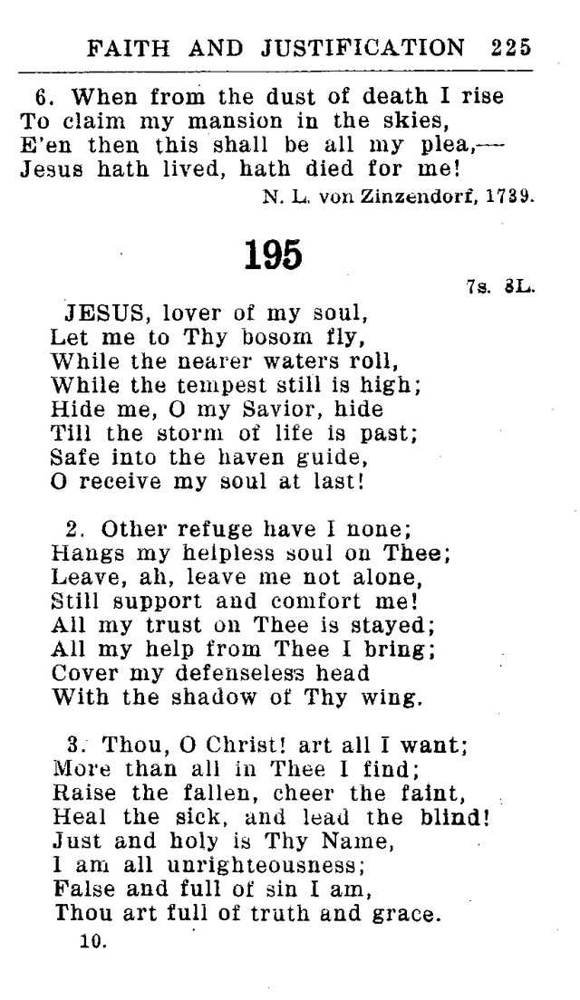 Hymnal for Church and Home (2nd ed.) page 225