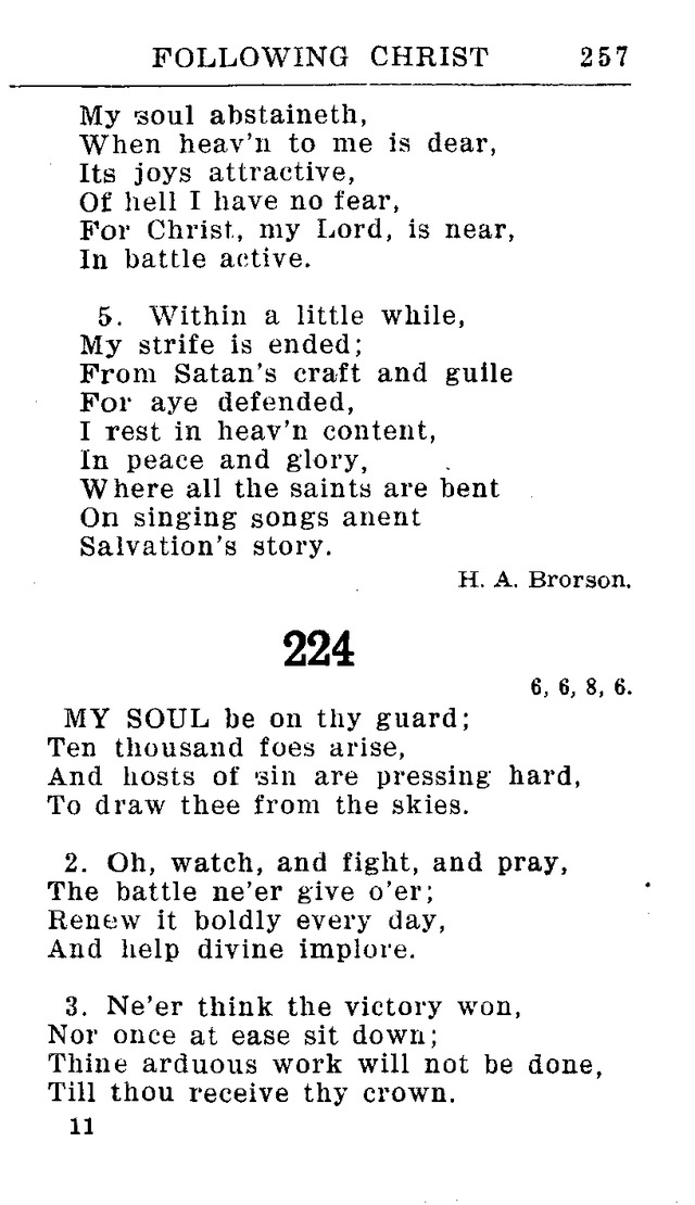 Hymnal for Church and Home (2nd ed.) page 257