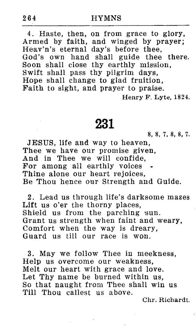 Hymnal for Church and Home (2nd ed.) page 264