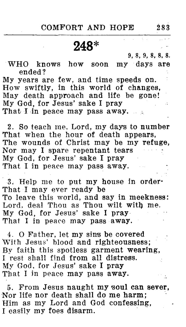 Hymnal for Church and Home (2nd ed.) page 283