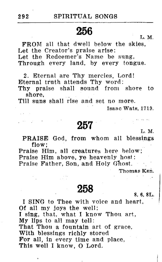 Hymnal for Church and Home (2nd ed.) page 292