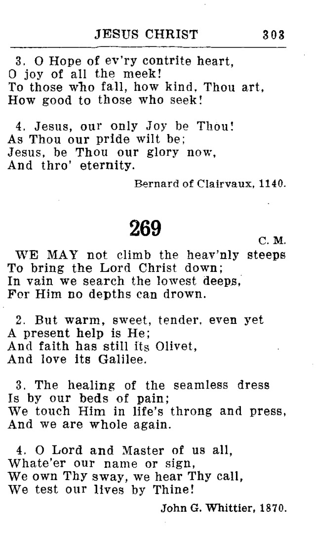 Hymnal for Church and Home (2nd ed.) page 303