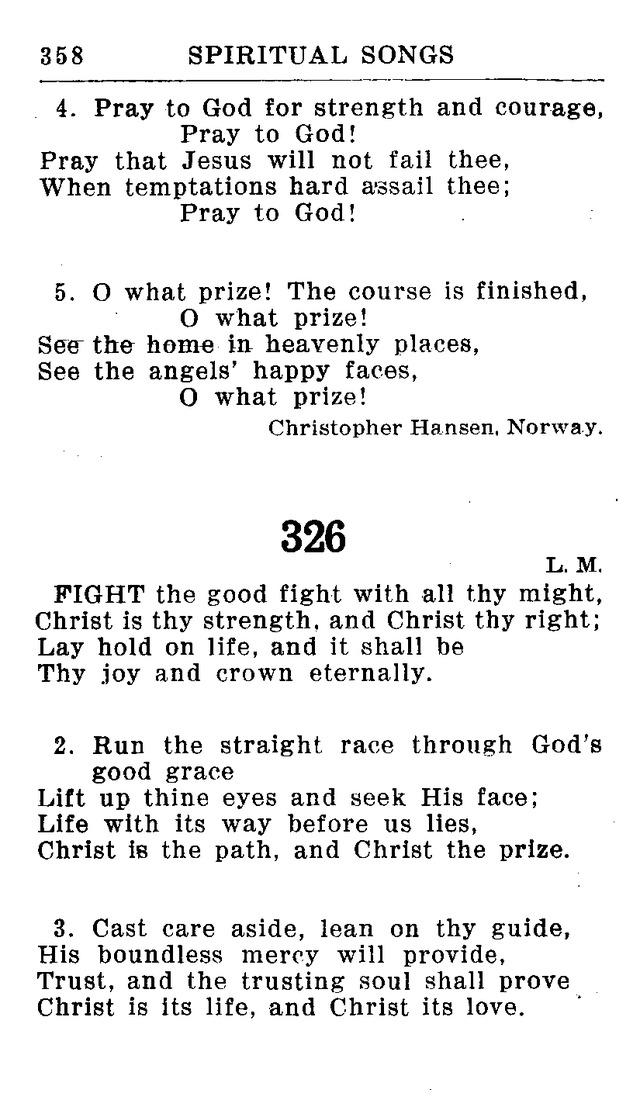 Hymnal for Church and Home (2nd ed.) page 358
