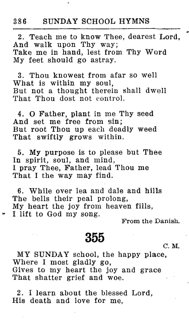 Hymnal for Church and Home (2nd ed.) page 386
