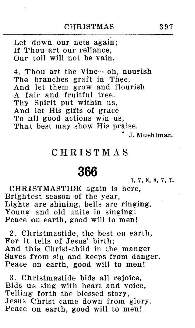 Hymnal for Church and Home (2nd ed.) page 397
