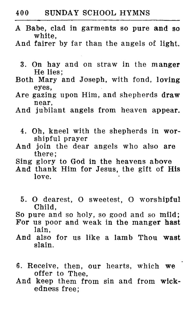 Hymnal for Church and Home (2nd ed.) page 400