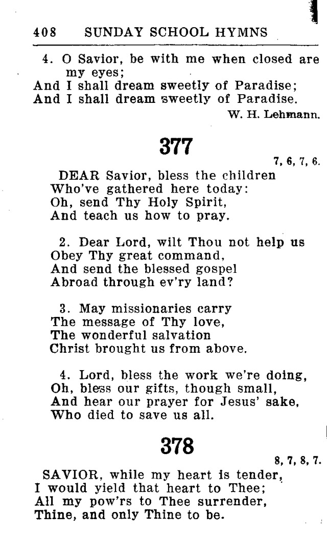Hymnal for Church and Home (2nd ed.) page 408