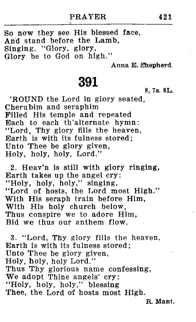 Hymnal for Church and Home (2nd ed.) page 421