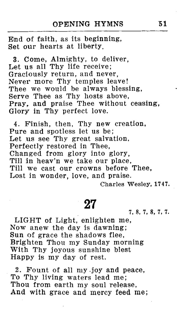 Hymnal for Church and Home (2nd ed.) page 51