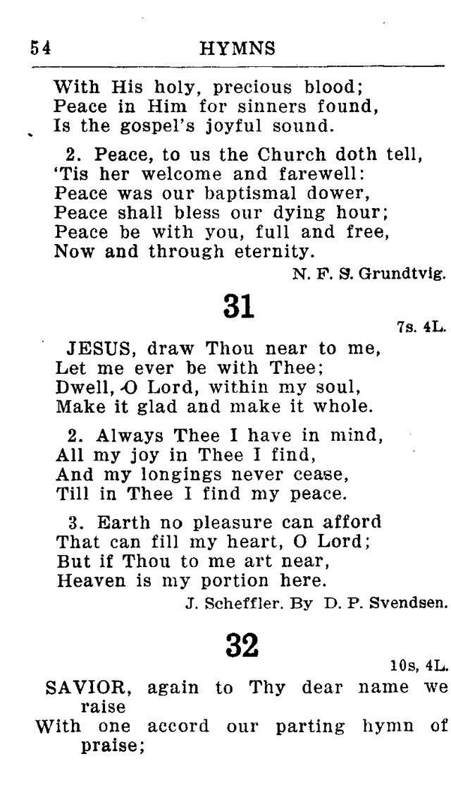 Hymnal for Church and Home (2nd ed.) page 54