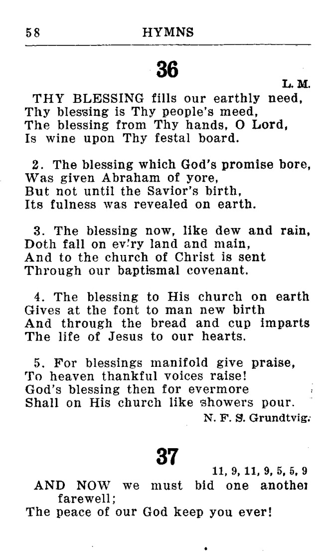 Hymnal for Church and Home (2nd ed.) page 58
