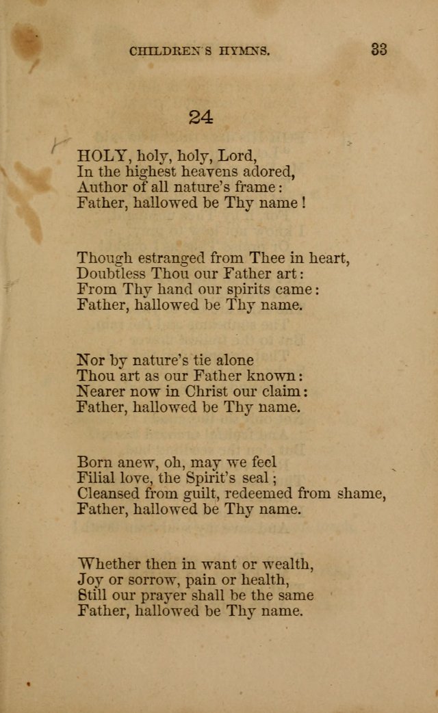 Hymns for First-Day Schools page 33