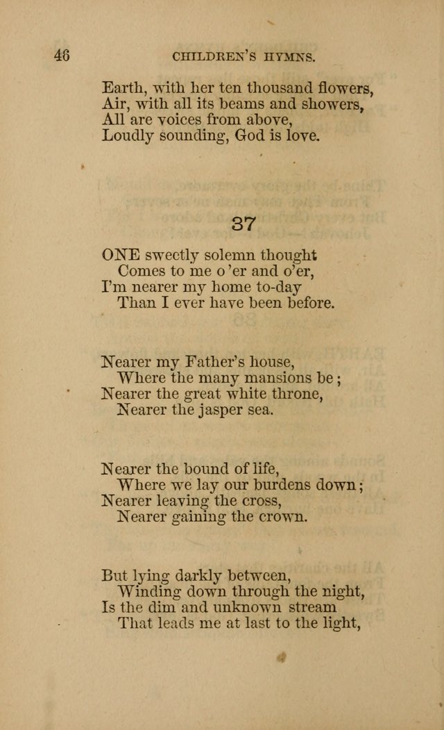 Hymns for First-Day Schools page 46