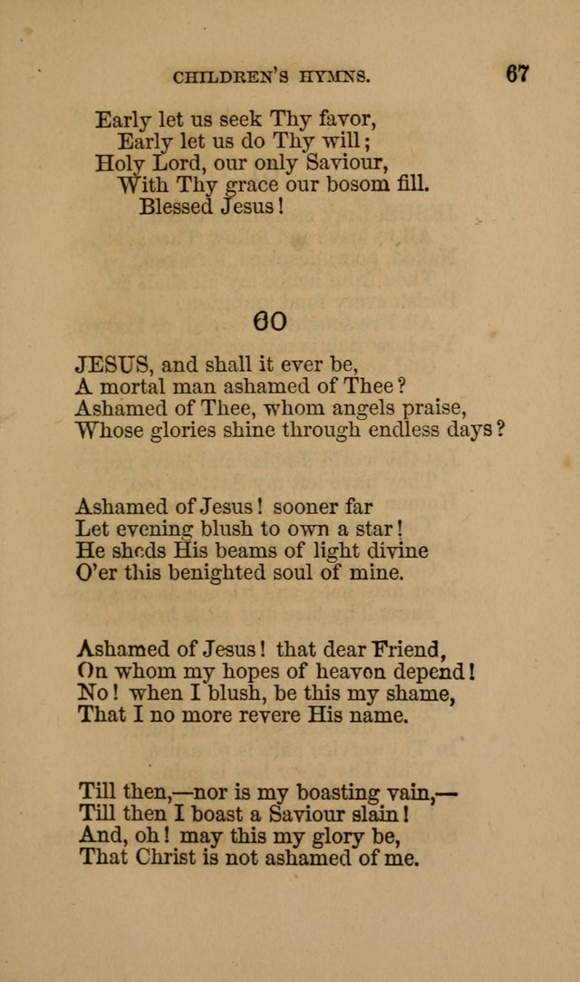 Hymns for First-Day Schools page 67