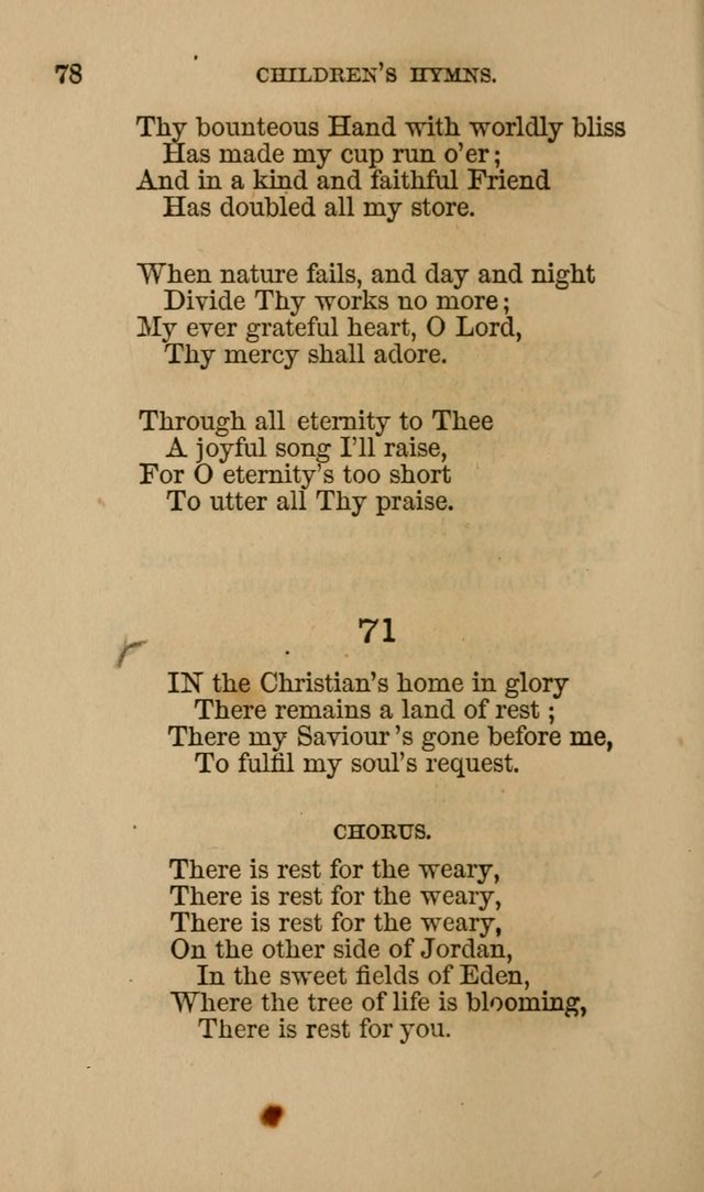Hymns for First-Day Schools page 78