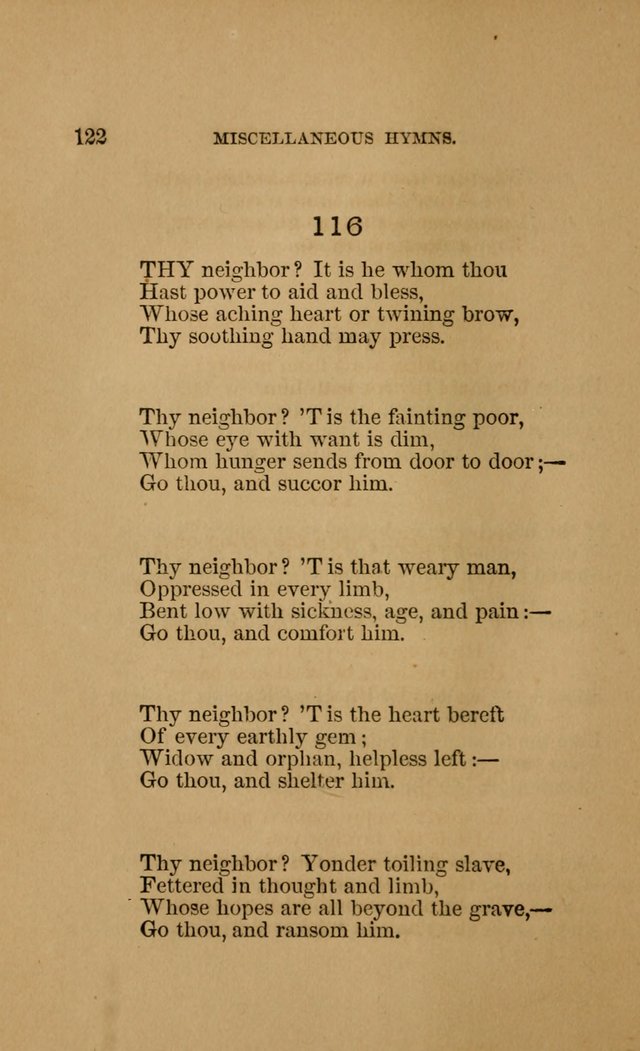 Hymns for First-Day Schools (Rev. and Enl.) page 122