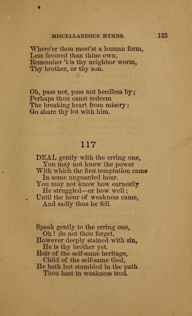 Hymns for First-Day Schools (Rev. and Enl.) page 123