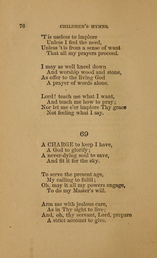 Hymns for First-Day Schools (Rev. and Enl.) page 76