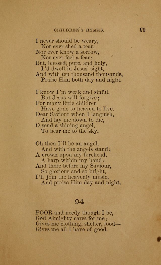 Hymns for First-Day Schools (Rev. and Enl.) page 99