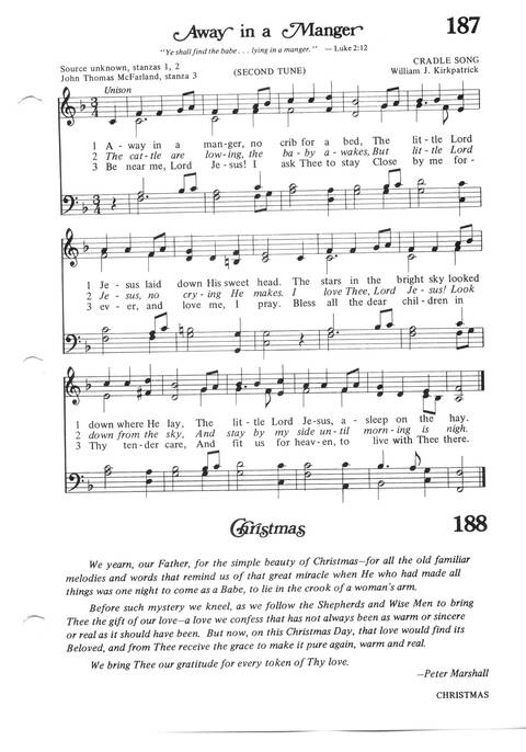 Hymns for the Family of God page 167