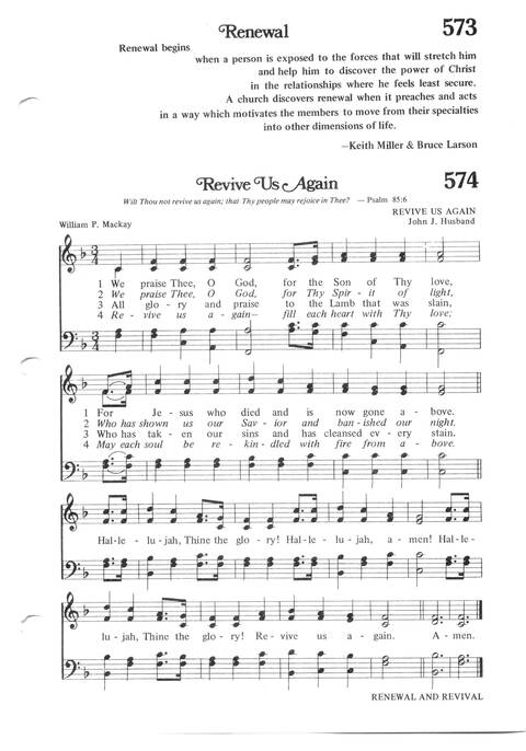Hymns for the Family of God page 511