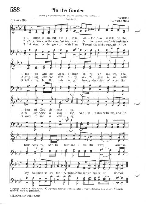 Hymns for the Family of God page 524