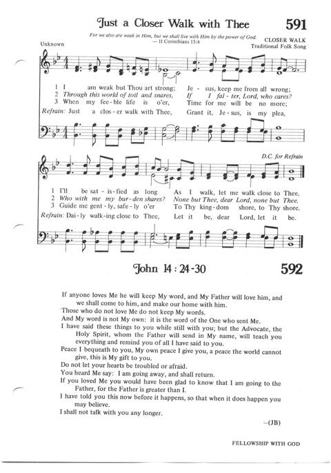 Hymns for the Family of God page 527