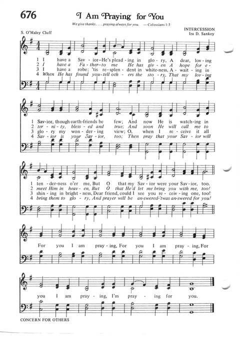 Hymns for the Family of God page 610