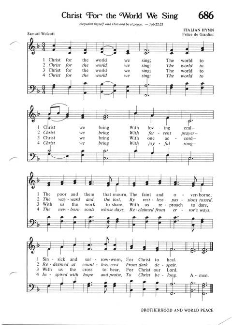 Hymns for the Family of God page 619