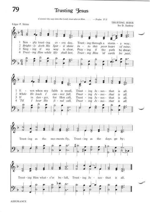 Hymns for the Family of God page 72
