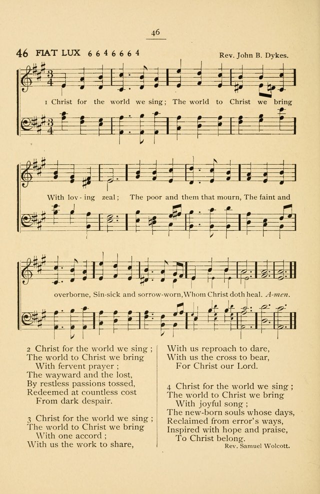 Hymnal of the First General Missionary Convention of the Methodist Episcopal Church, Cleveland, Ohio, October 21 to 24, 1902. page 47