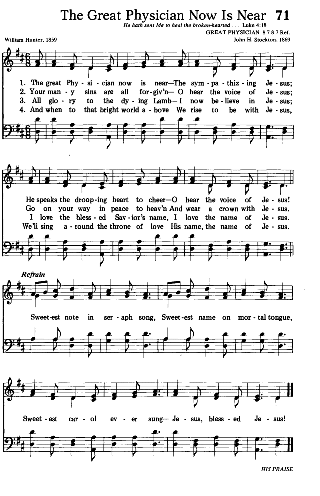 Hymns for the Living Church page 65