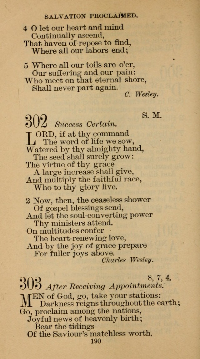 The Hymn Book of the Free Methodist Church page 192
