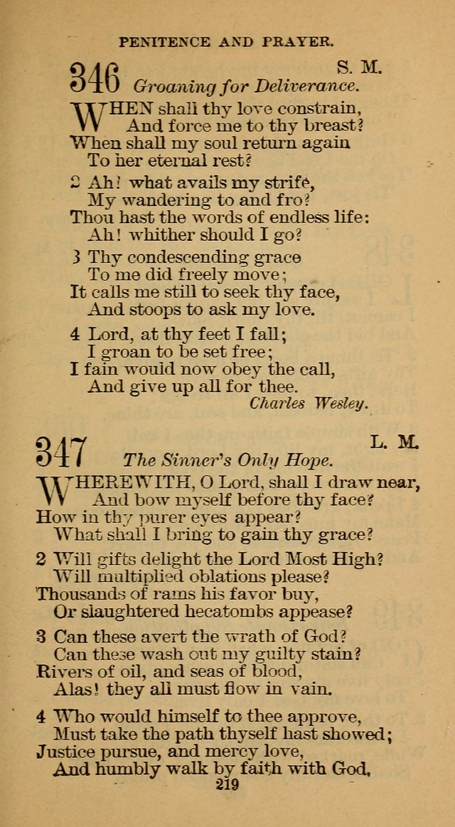 The Hymn Book of the Free Methodist Church page 221