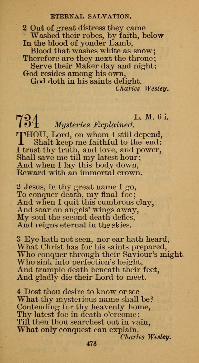 The Hymn Book of the Free Methodist Church page 475