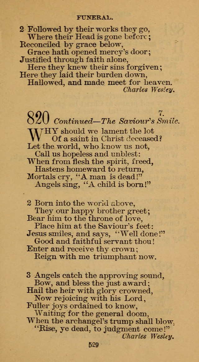 The Hymn Book of the Free Methodist Church page 531