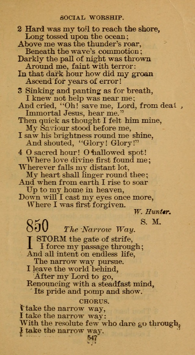 The Hymn Book of the Free Methodist Church page 549