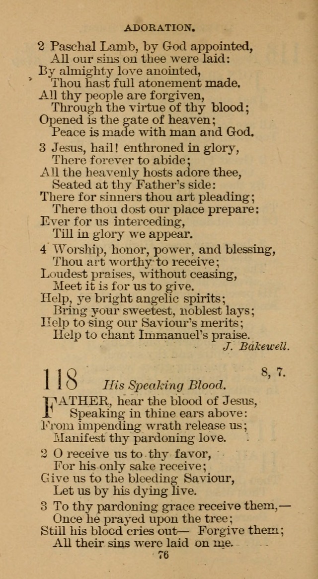 The Hymn Book of the Free Methodist Church page 78
