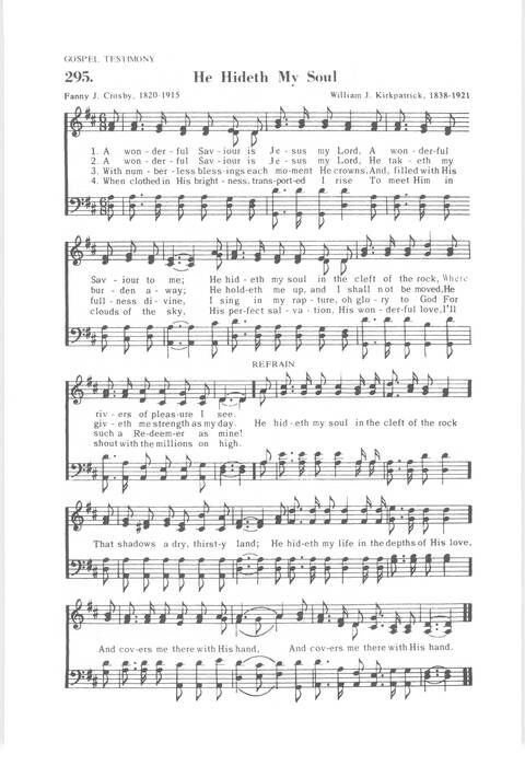 His Fullness Songs 295. A wonderful Saviour is Jesus my Lord